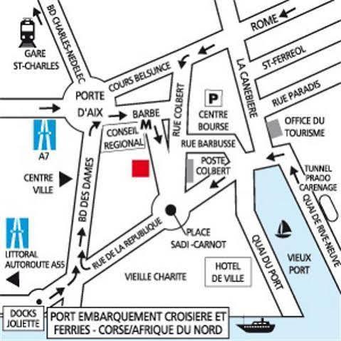 B&B Hotel Marseille Centre Vieux Port Buitenkant foto